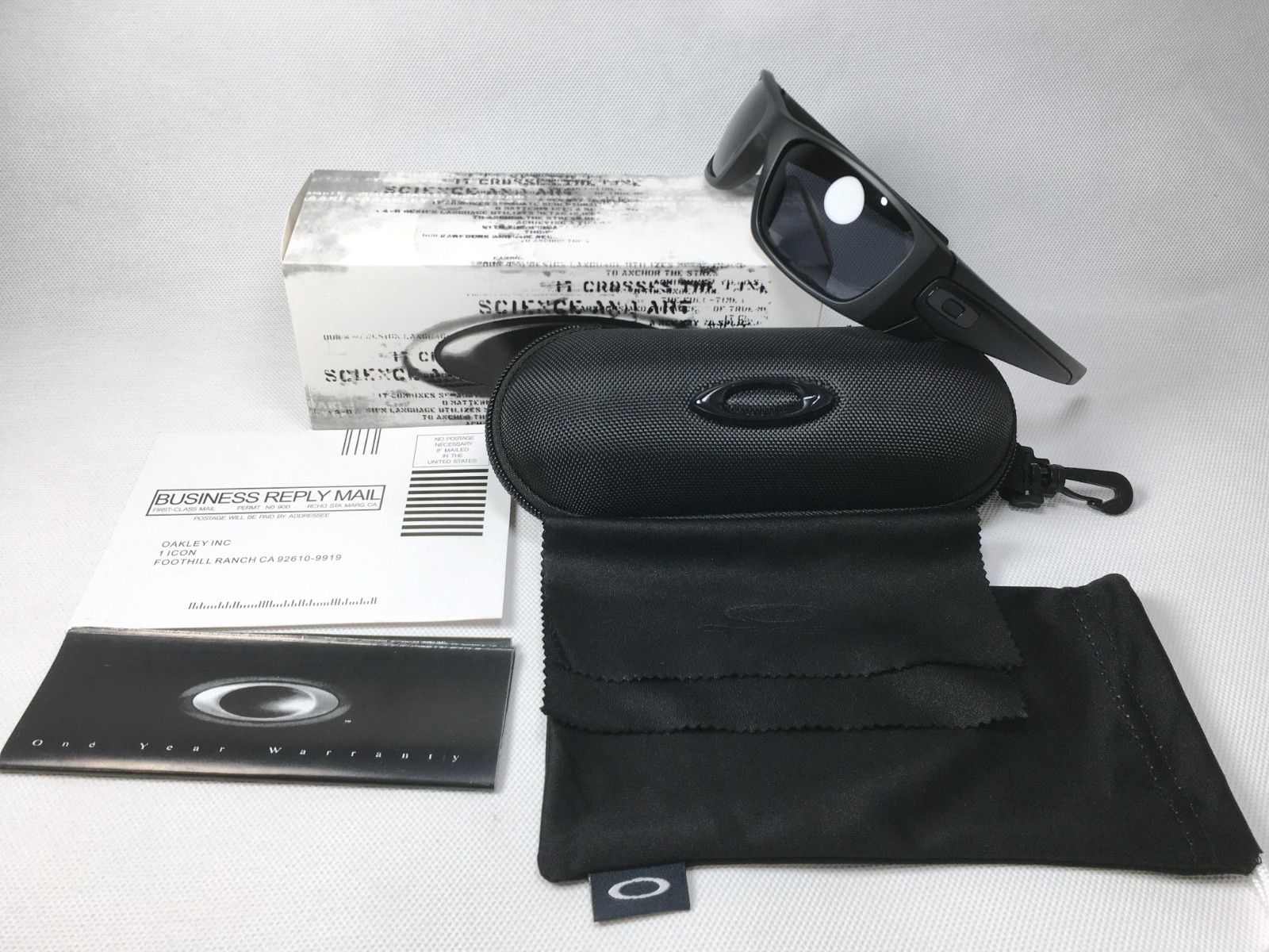 Oakley Fuel Cell Polarized OO9096-01 Black Frame Gray Lens Sunglasses