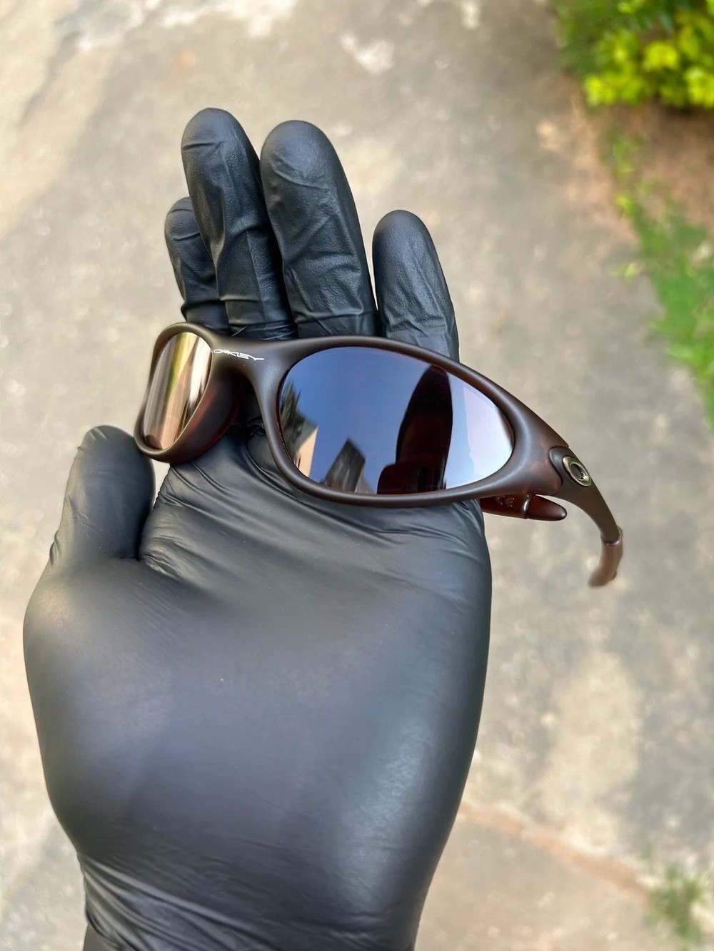 Retro Oakley Minute 1.0 Polarized Sunglasses Brown Frame Brown Lenses