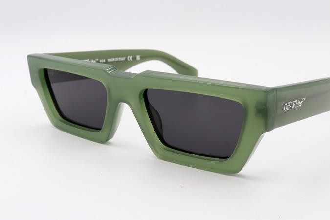 Off-White Manchester OERI129 Eyeglasses Olive Green 5707 Authentic 54mm