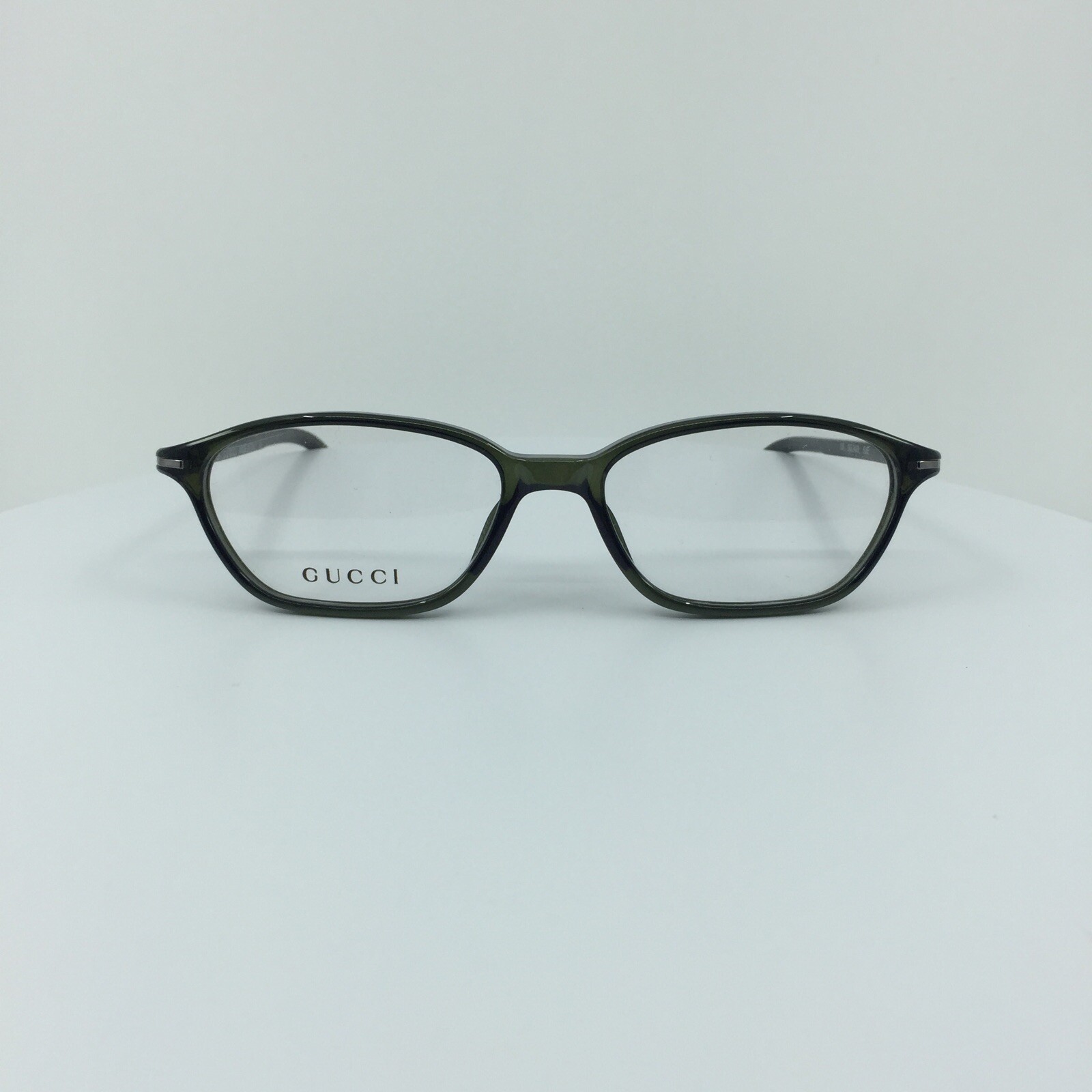 New Vintage GUCCI 2428 Eyeglasses GG 2428 C. 5UE Translucent Green 49-15mm Italy