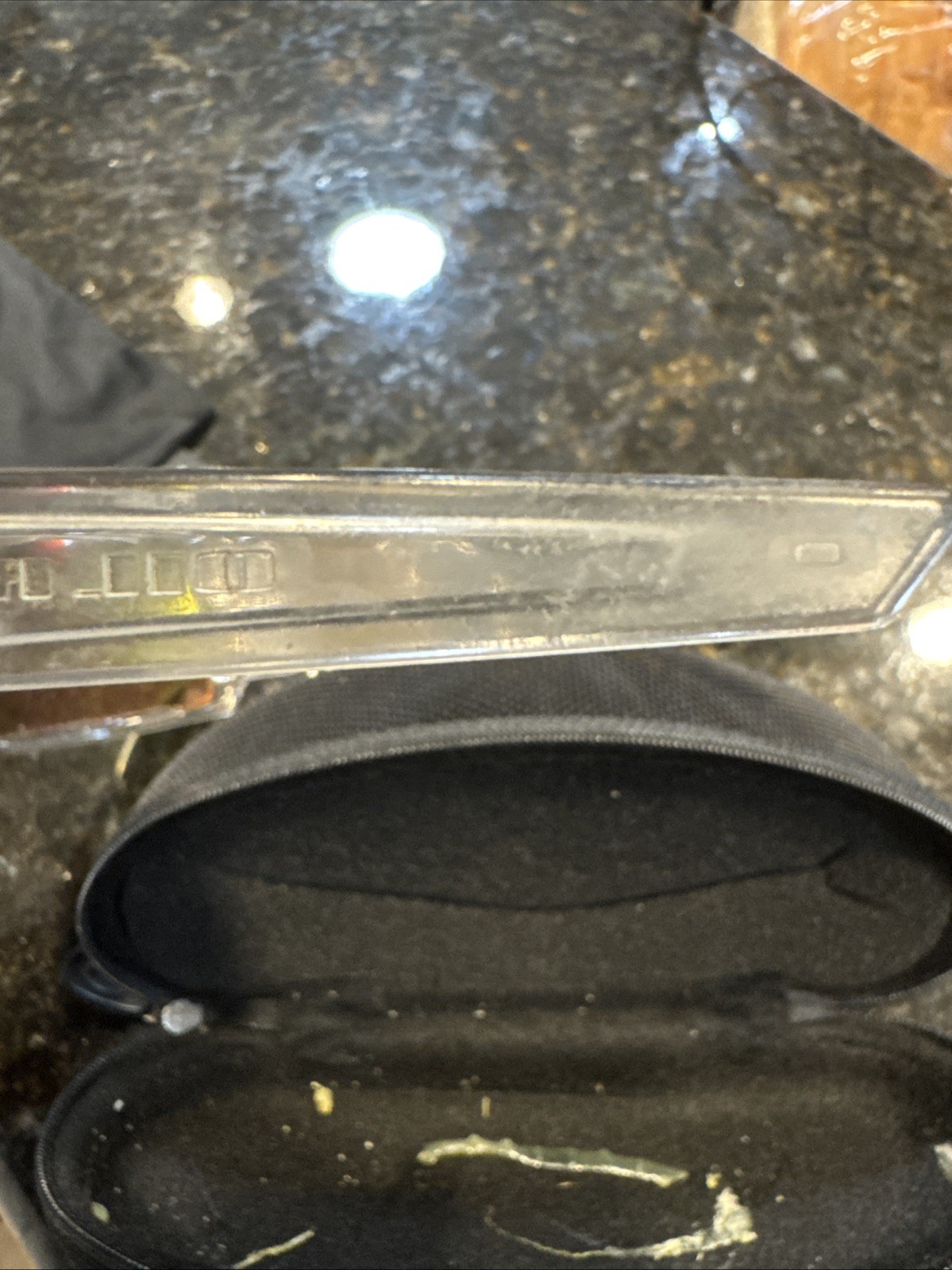 Oakley Oil Rig Polished Clear Frame Fire Iridium Lens Chrome Icons RARE