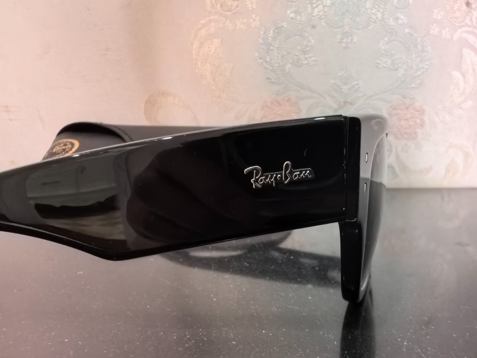 Ray-Ban Mega Wayfarer Sunglasses RB0840S 901/31 Black / Classic Green 51-21 145