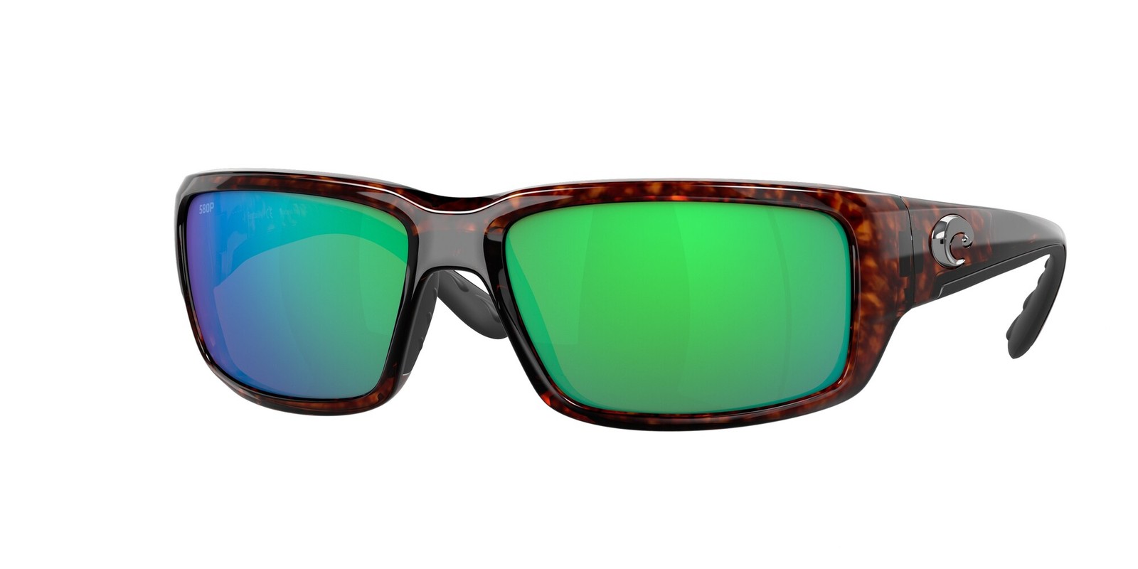 COSTA DEL MAR 6S9006 15 Fantail Tortoise Green Mirror 59 mm Men’s Sunglasses