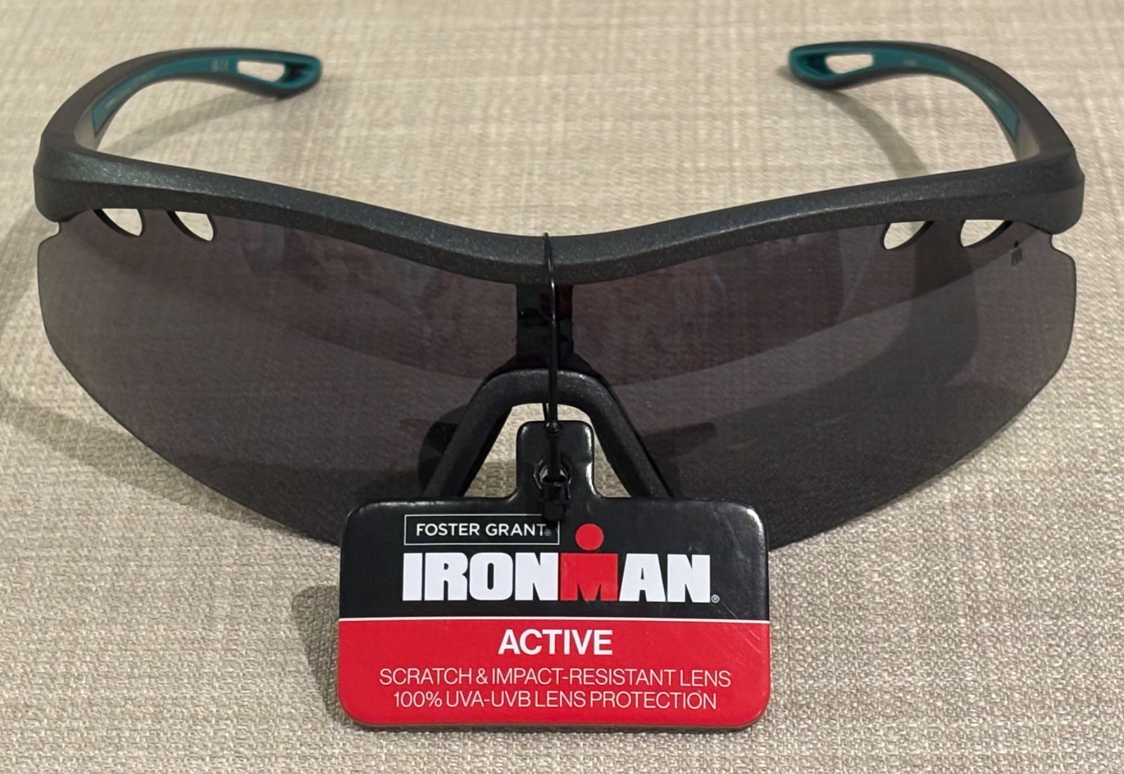 Ironman Foster Grant Active Gray Men’s Sunglasses 100% UVA-UVB Lens