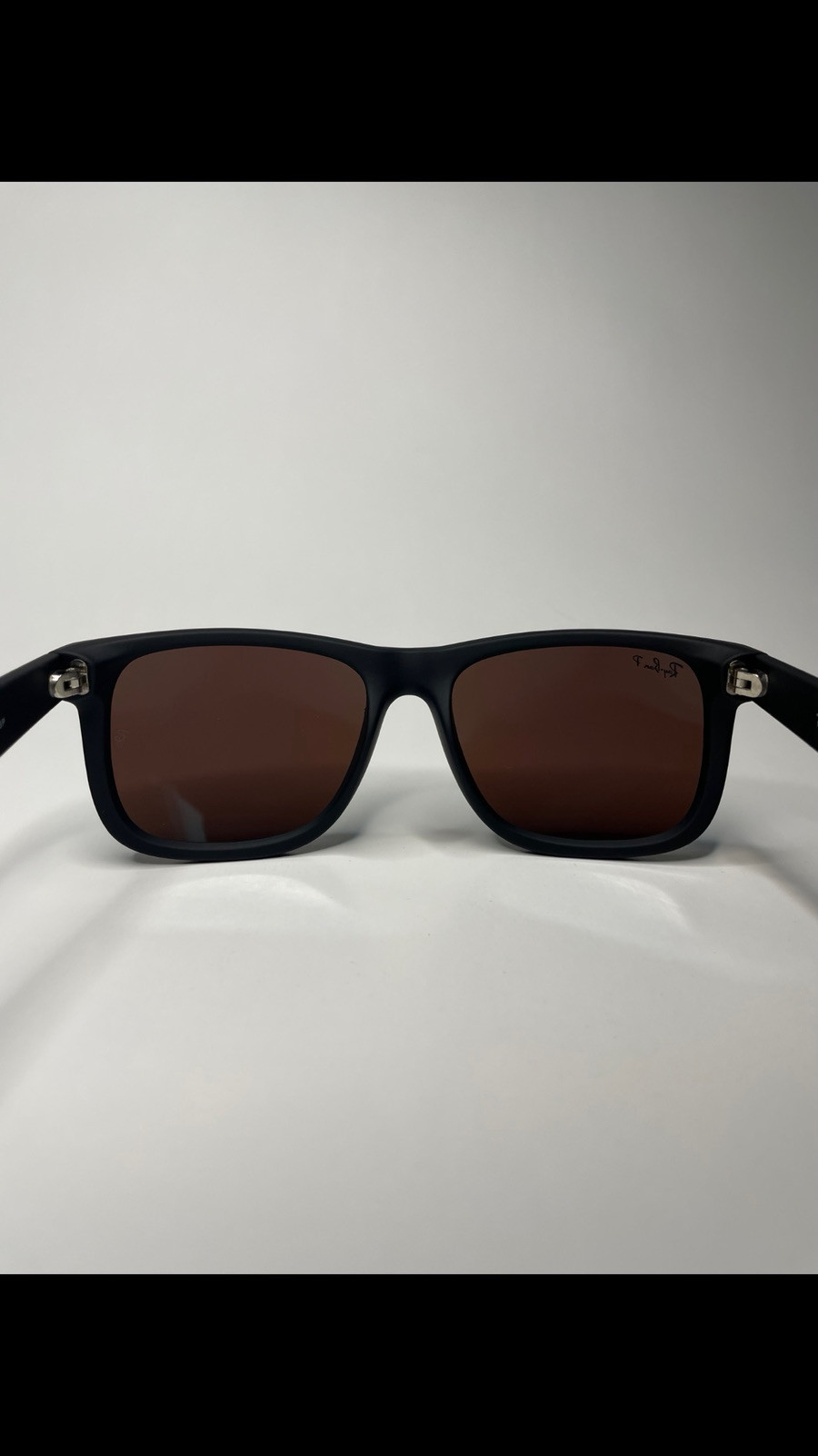 54mm Sunglasses RB4165 622/55 Ray-Ban Justin Black Frame Blue Polarized Lenses