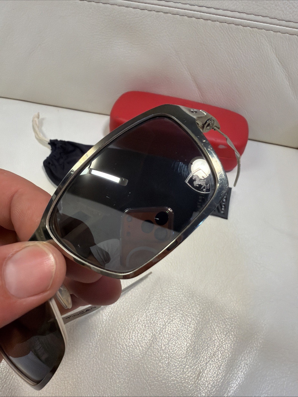 Oakley Tincan Polarized Sunglasses AS SEEN SEE PHOTOS AND DETAILS