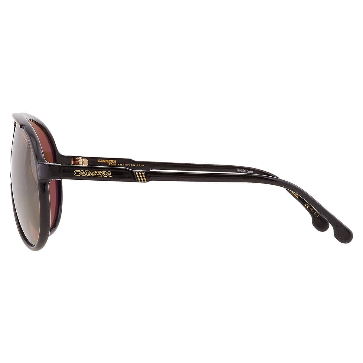 Carrera Brown Pilot Sunglasses CHAMPION65/N 02M2/YL 62 CHAMPION 65/N 02M2/YL 62
