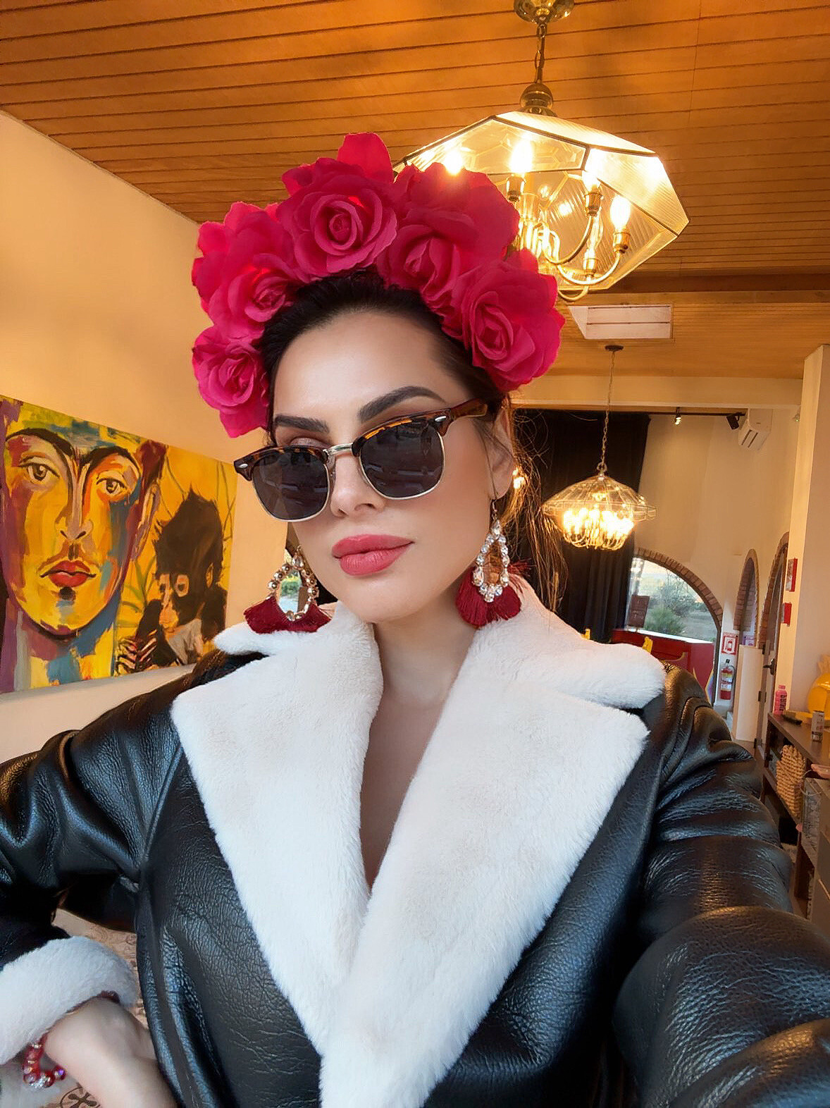 Retro Sunglasses Half Frame Clubmaster Classic Women Ladies Chicks HAVANA GAFAS