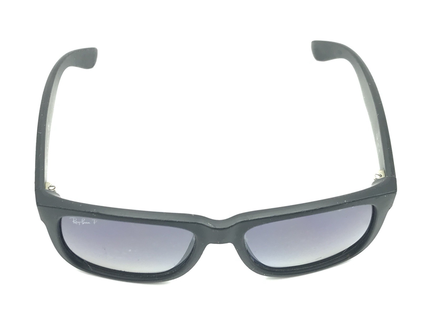 Ray-Ban RB 4165 JUSTIN 622/T3 Matte Black Sunglasses Gray Polarized 54-16 145
