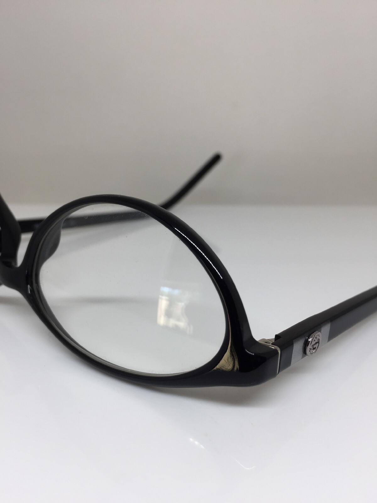 New Vintage GUCCI GG 2596 EYEGLASSES GLASSES GG 2596 C. Z8P Shiny Black 53-15mm