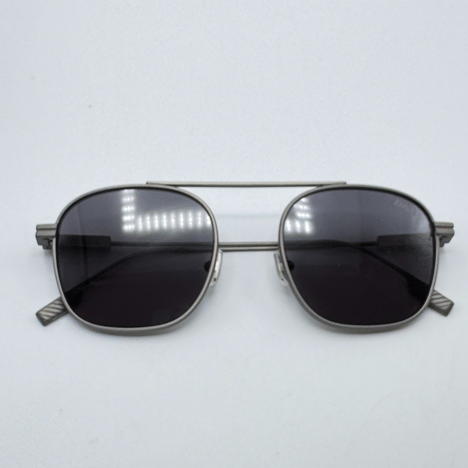 Ermenegildo Zegna Sunglasses EZ0290 09A Matte Gunmetal Frame Gray Lens 53-21-145