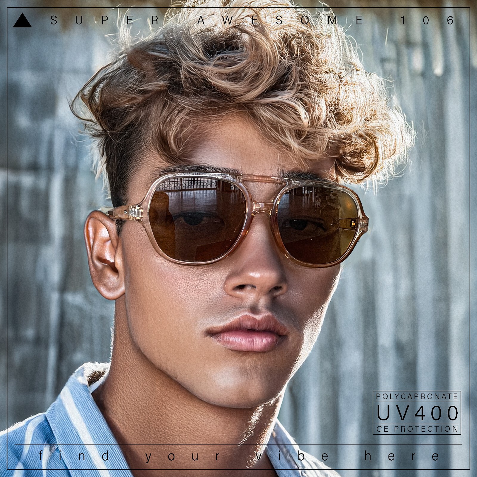 Vintage Style Retro Iconic Plastic Racer Hipster Sunglasses