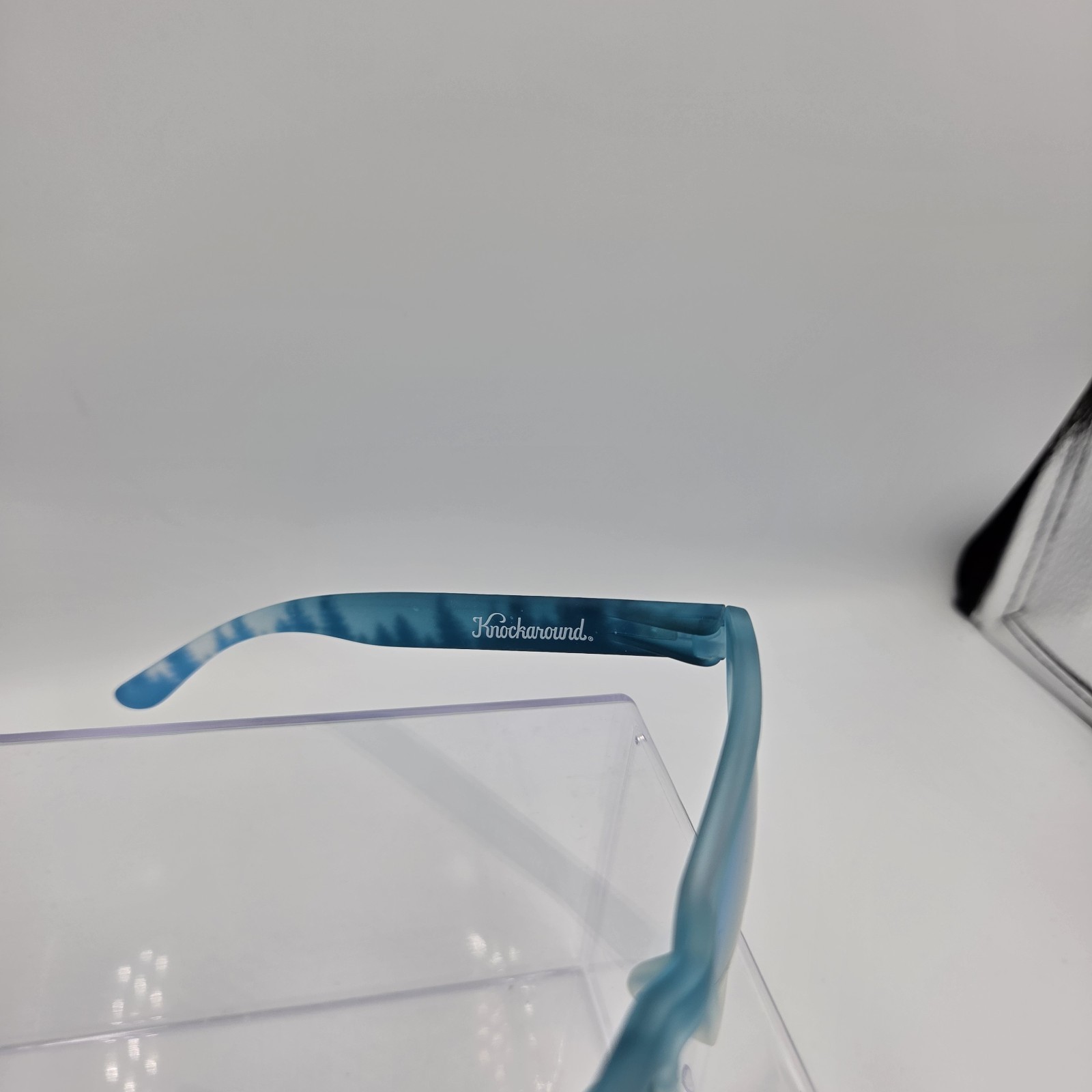 Knockaround #JUSTSHOWUP Limited Edition Forest Print Blue Mirror Sunglasses NEW