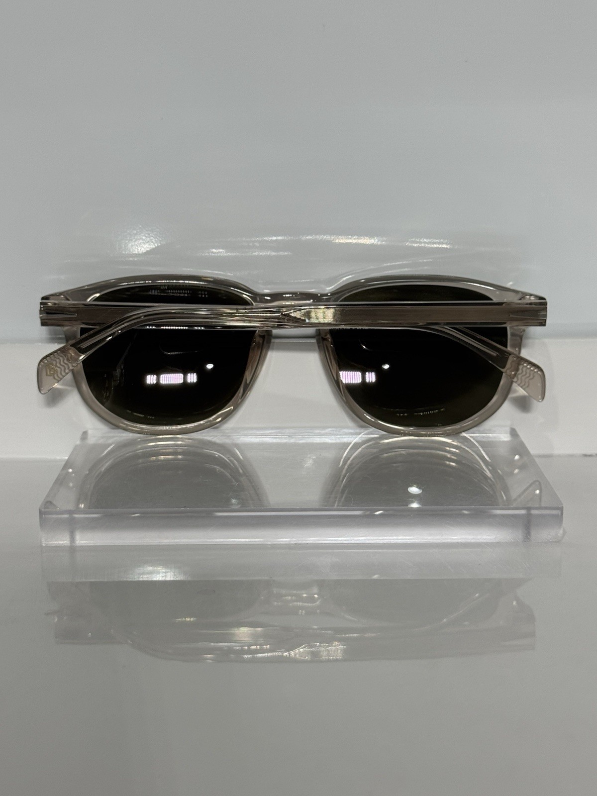 David Beckham 1070S Crystal Mud Acetate Green Tint Unisex Sunglasses