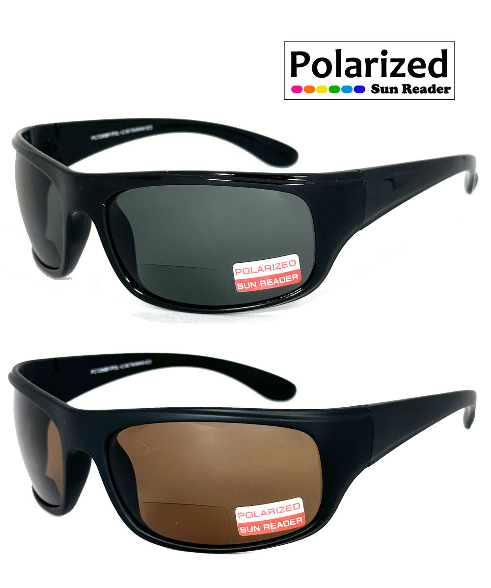 POLARIZED MENS WOMENS BIFOCAL SUNGLASSES READING SUN GLASSES WRAP UV400