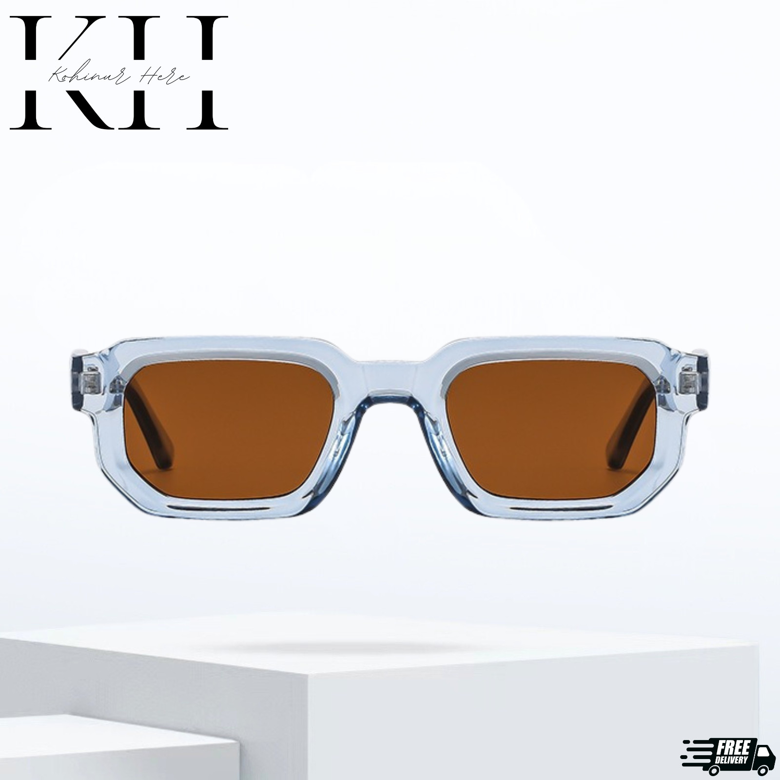 MEN SUNGLASSES HIP HOP SQUARE DESIGNER SHADES RETRO THICK FRAME CLASSIC FASHION