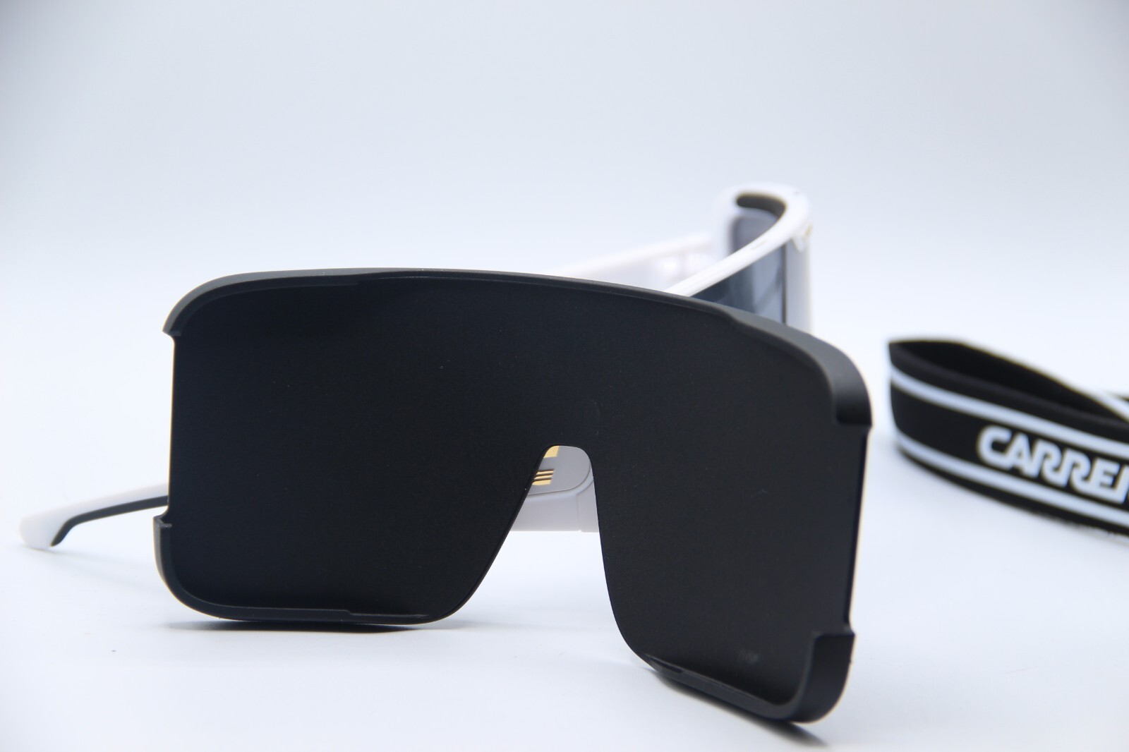 NEW CARRERA FLAGLAB 15 VK6T4 WHITE BLACK AUTHENTIC SUNGLASSES W/CASE 99-01