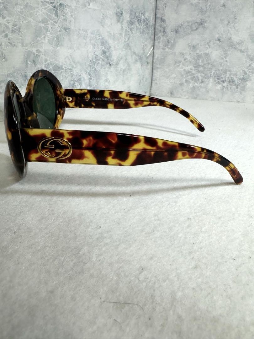 GUCCI Interlocking G Sunglasses Tortoiseshell Brown GG2401/N/S 00C 55□24 145