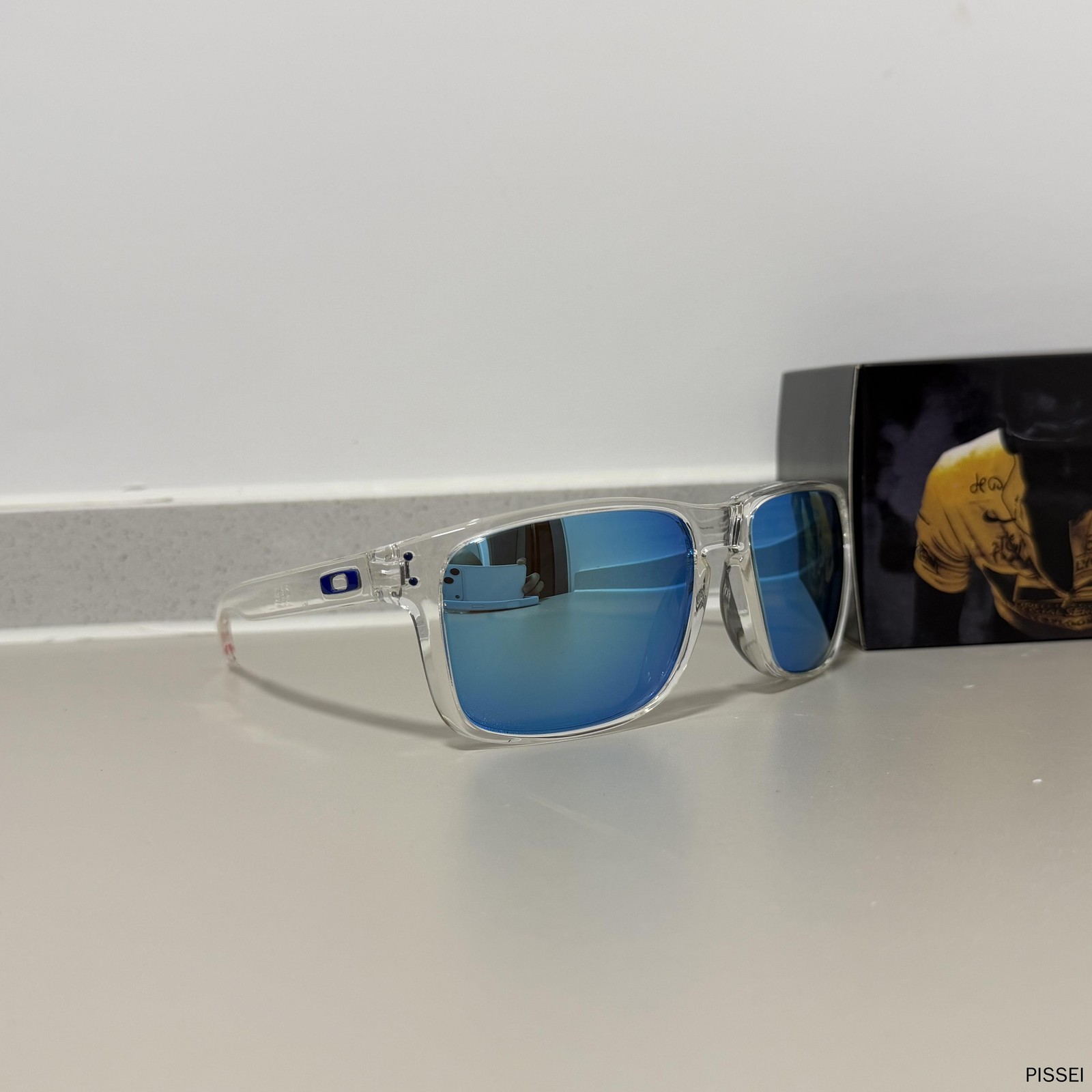Oakley HOLBROOK XXL OO9487 Sunglasses with Clear Polarized PRIZM Ice Blue IN BOX