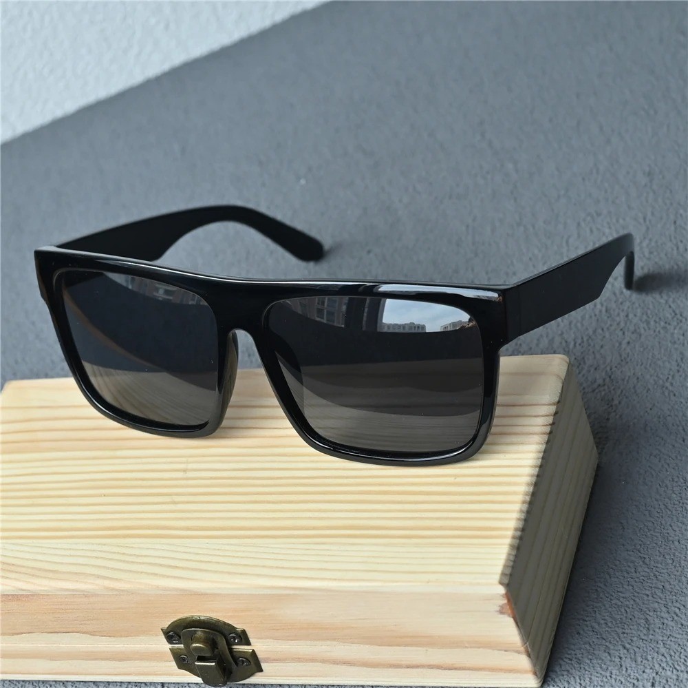 165mm Oversized Black Polarized Sunglasses Men Large Huge Sun Glasses for Male