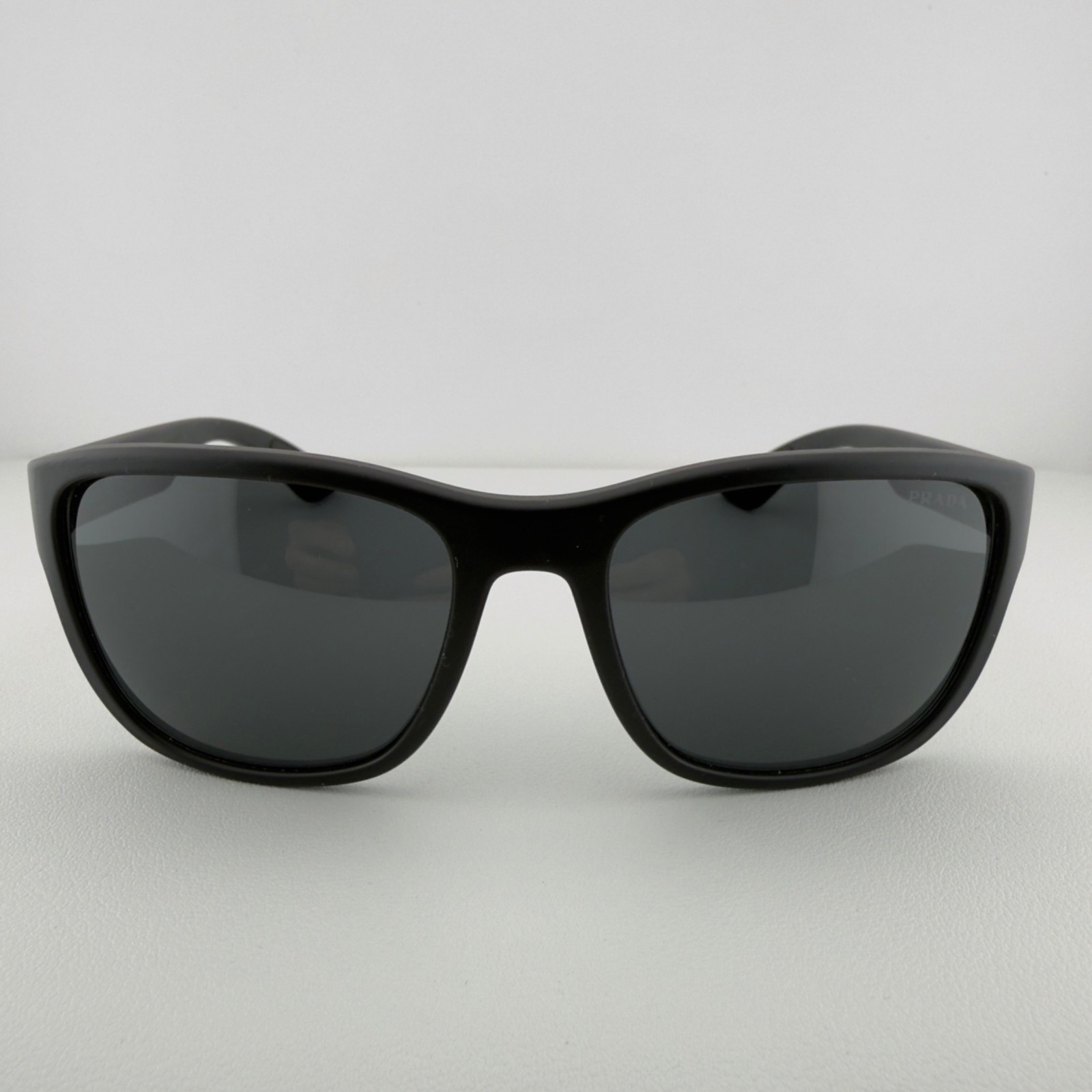 Prada SPS01U Sunglasses Linea Rossa Black Rubber 59 19 145 READ