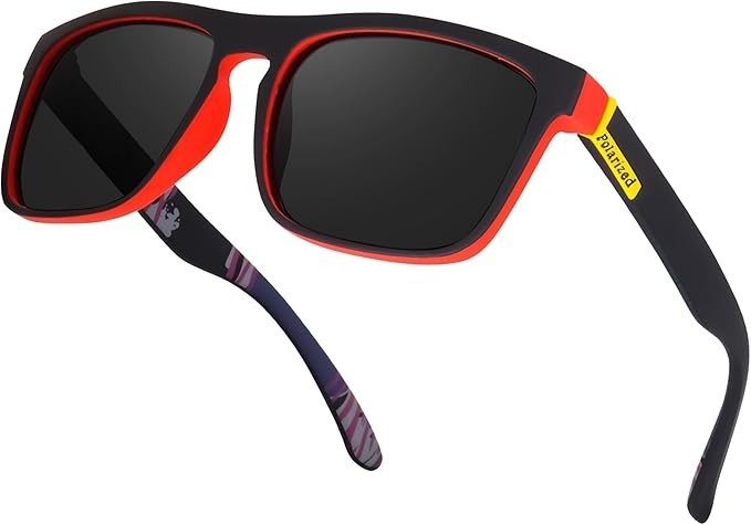 UV Protective Safety Sunglasses Light Sport Work Eyewear Square Polarized Lens
