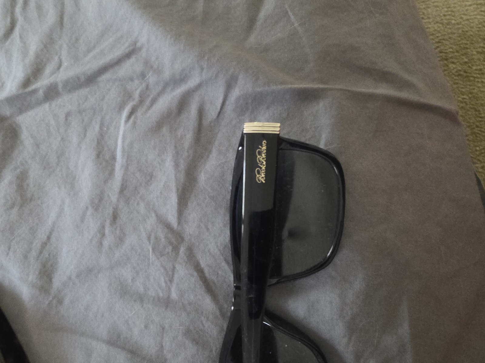 Ray-Ban RB2132 Preowned Wayfarer 901 Black 58-18-145 Sunglass Frame Italy