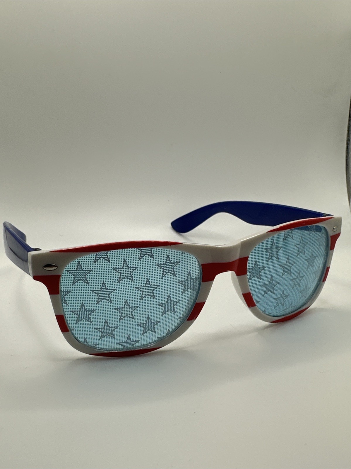 PATRIOTIC SUNGLASSES~ADULT~RED,WHITE,BLUE,STARS~FLAG~SUMMER