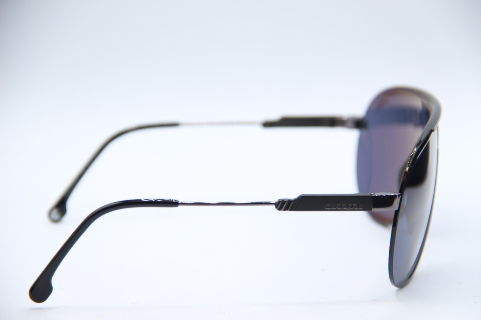 NEW CARRERA SUPERCHAMPION V812K BLACK CLEAR AUTHENTIC FRAMES SUNGLASSES 99-01