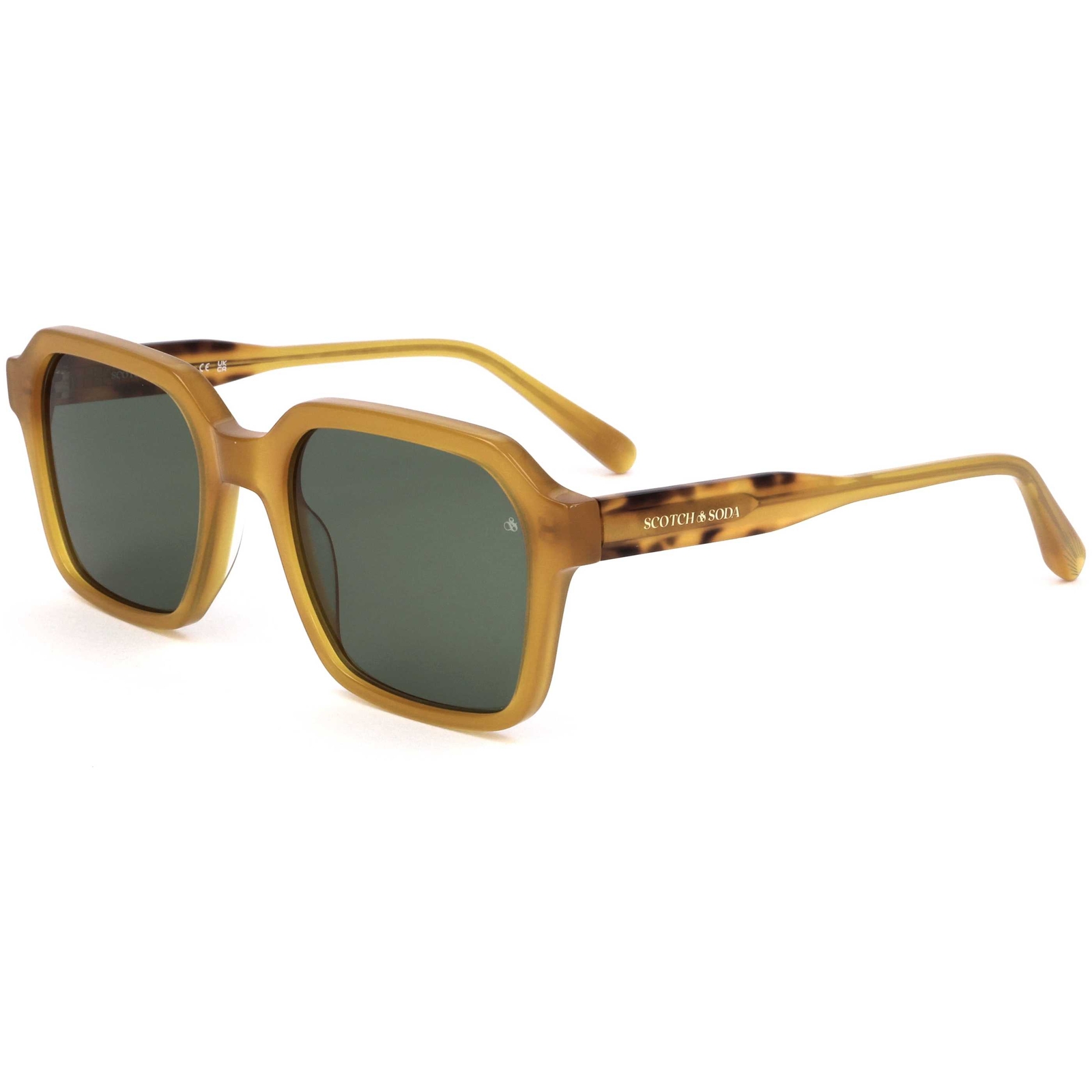 Scotch & Soda Men’s 51mm Yellow Sunglasses SS8008-176-51