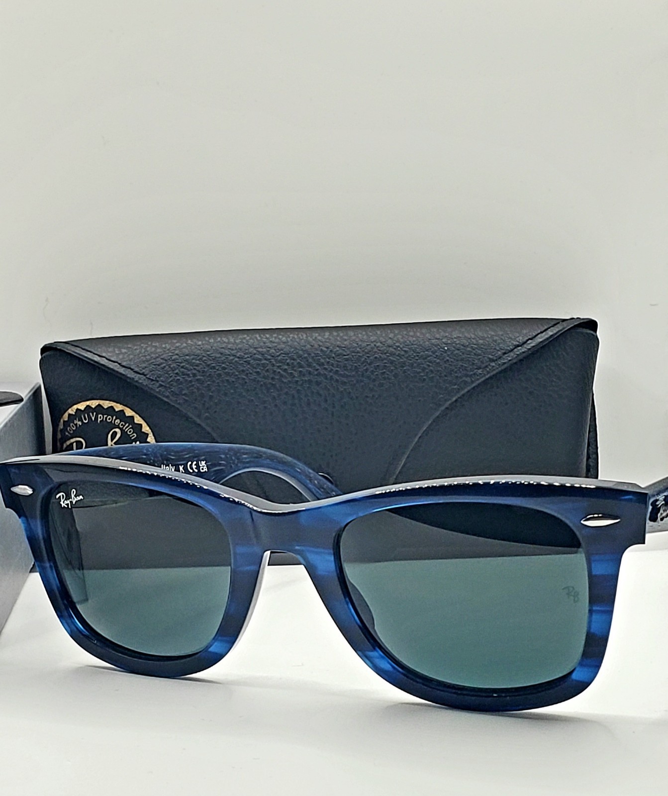 Rayban Wayfarer Rb2140 50mm Blue Striped