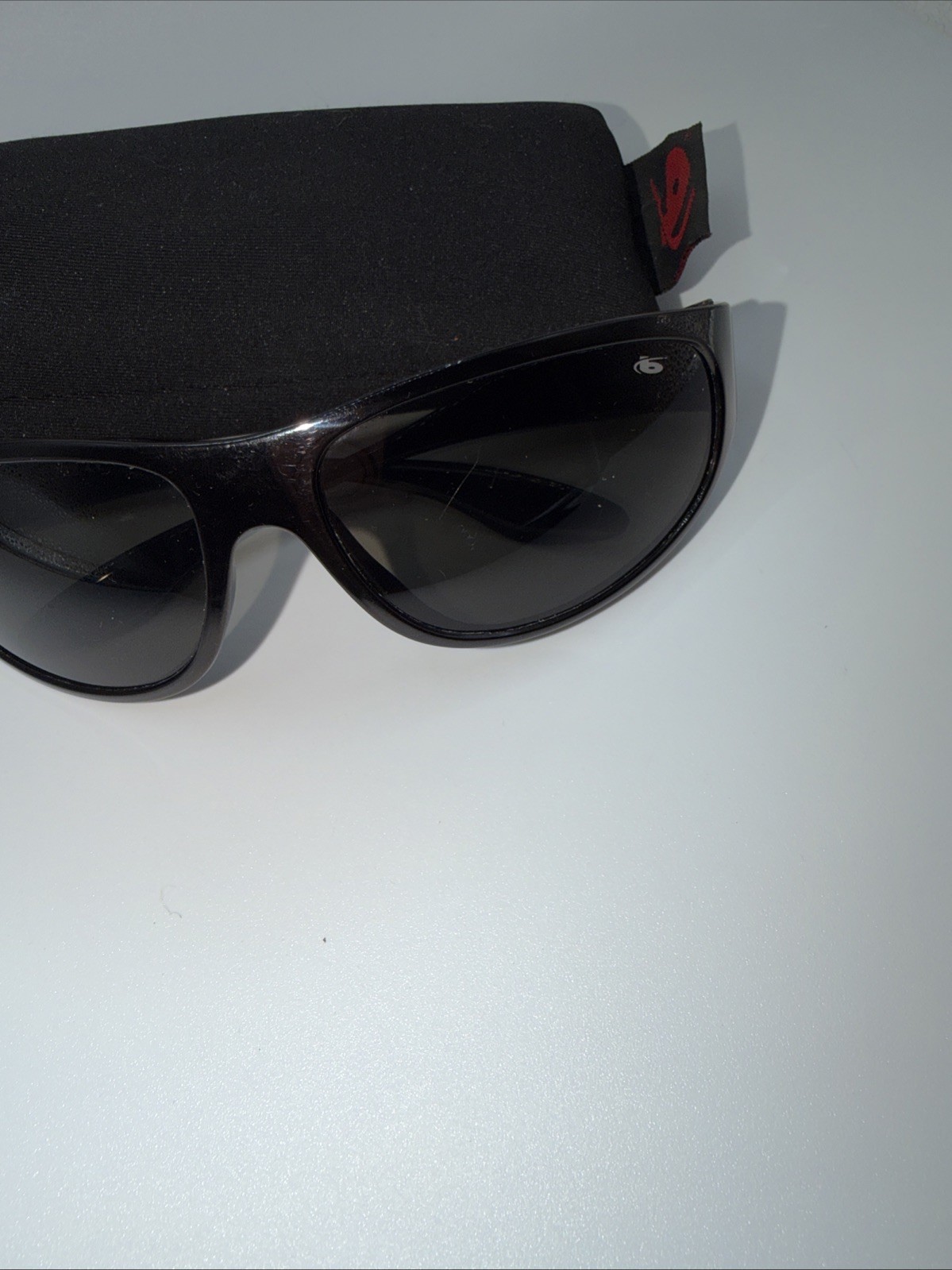 BOLLE Sunglasses 723 Black Wrap Lightweight France Sport Sunglasses