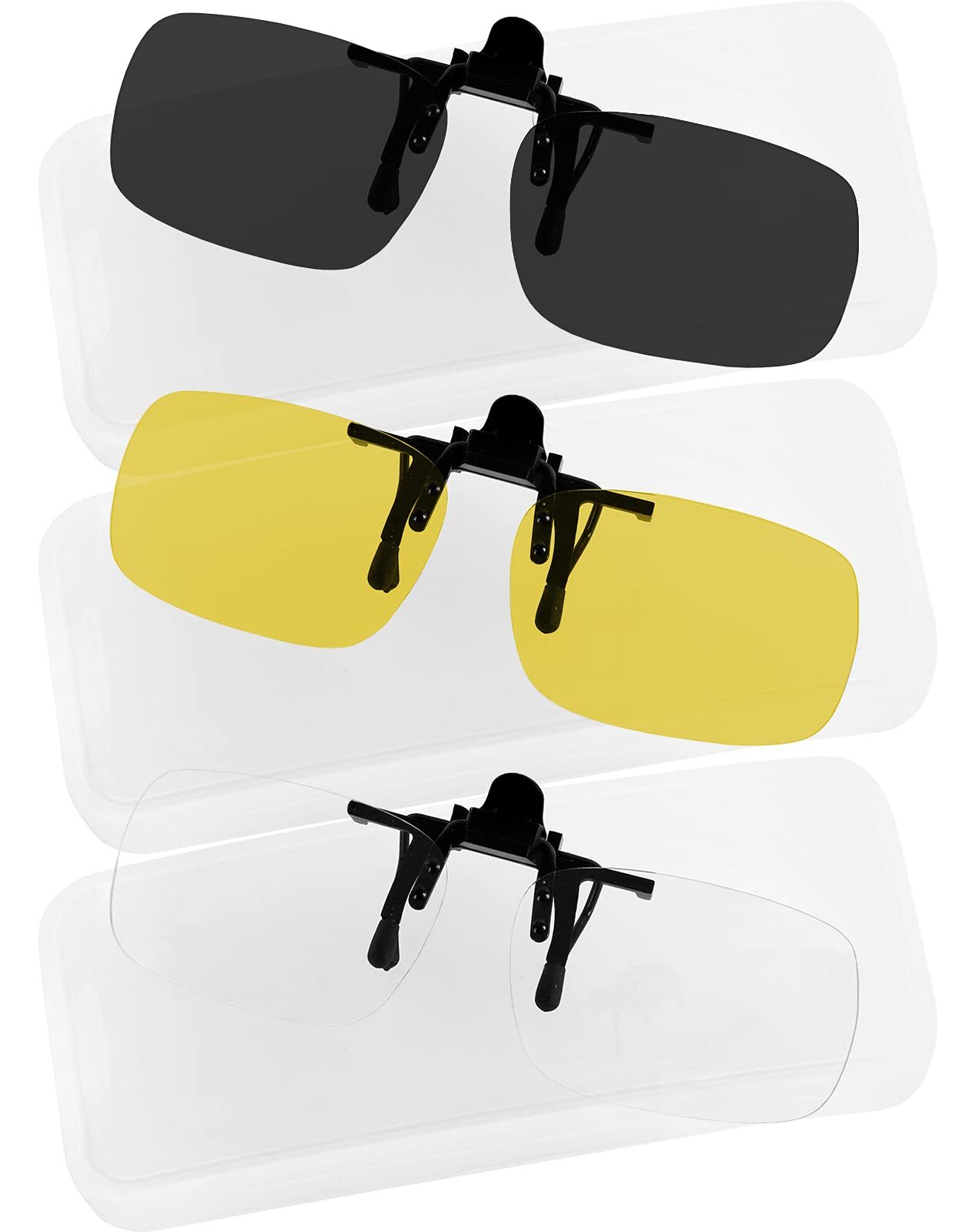 Yogo Vision Clip on Sunglasses for Men Women Clip-on Over Prescription