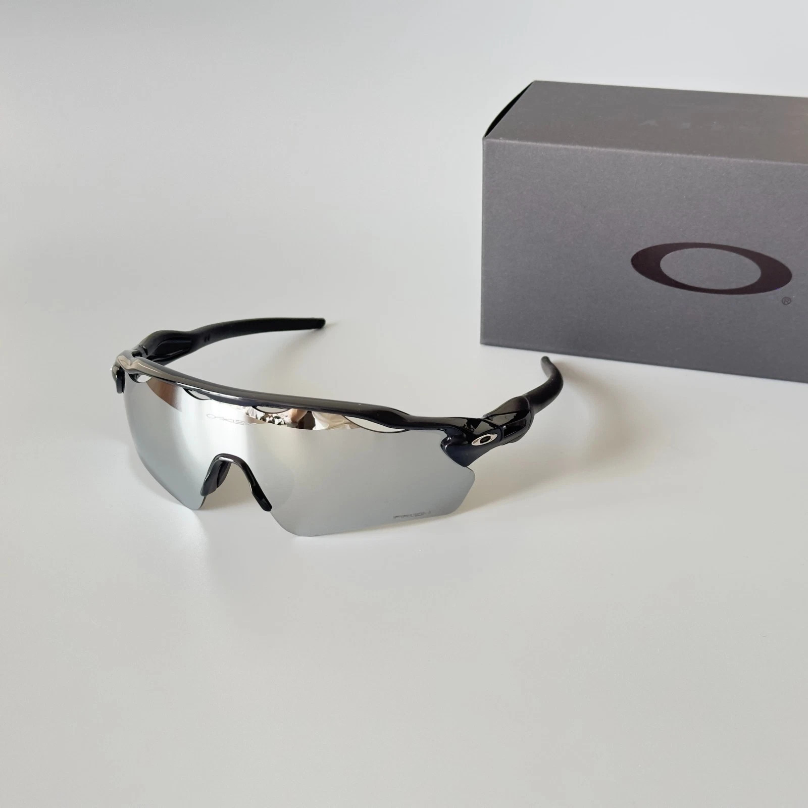 Oakley Radar Ev Path OO9208 Polished Black Frame Sunglasses Mirrored LensIN BOX
