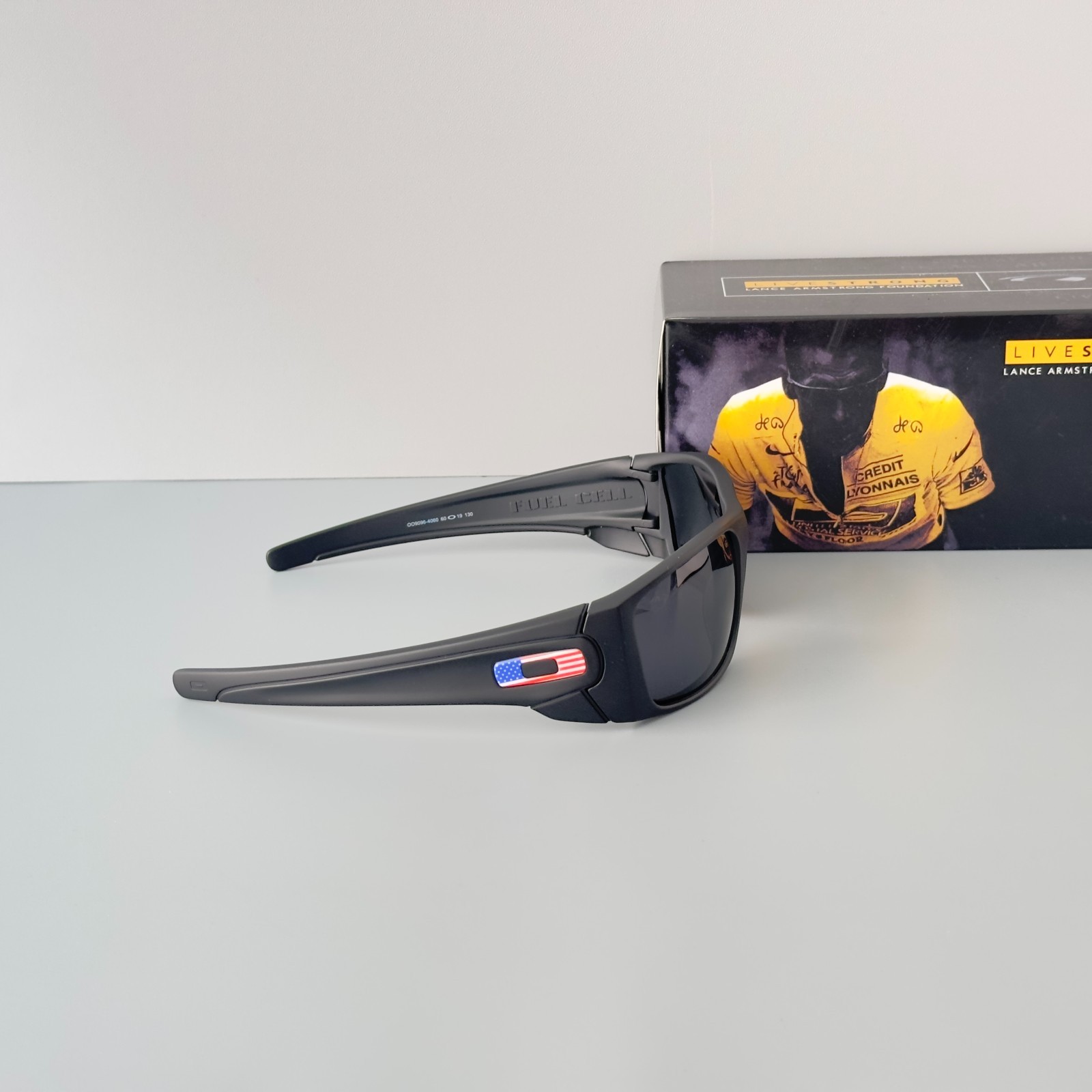 Oakley Fuel Cell OO9096 Sport Sunglasses Matte Black Gray Lens w/ Box