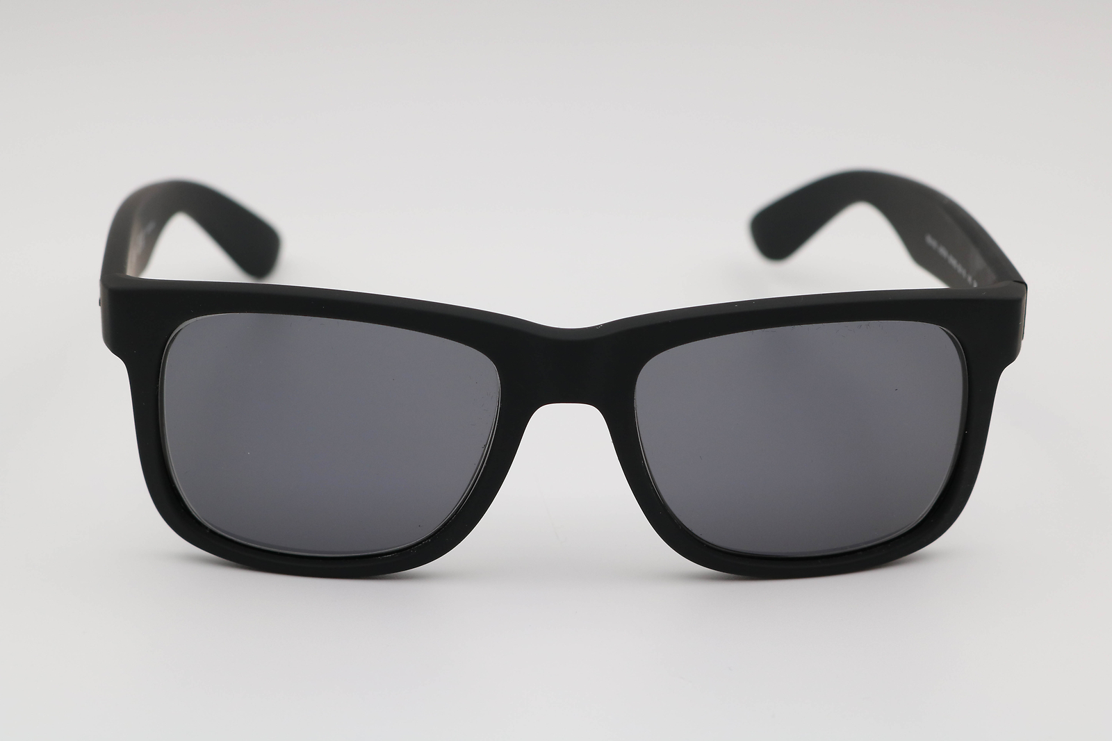 Ray-Ban Justin Black Square Needs Lens Rb4165 601/8G Sunglasses 50-16-145