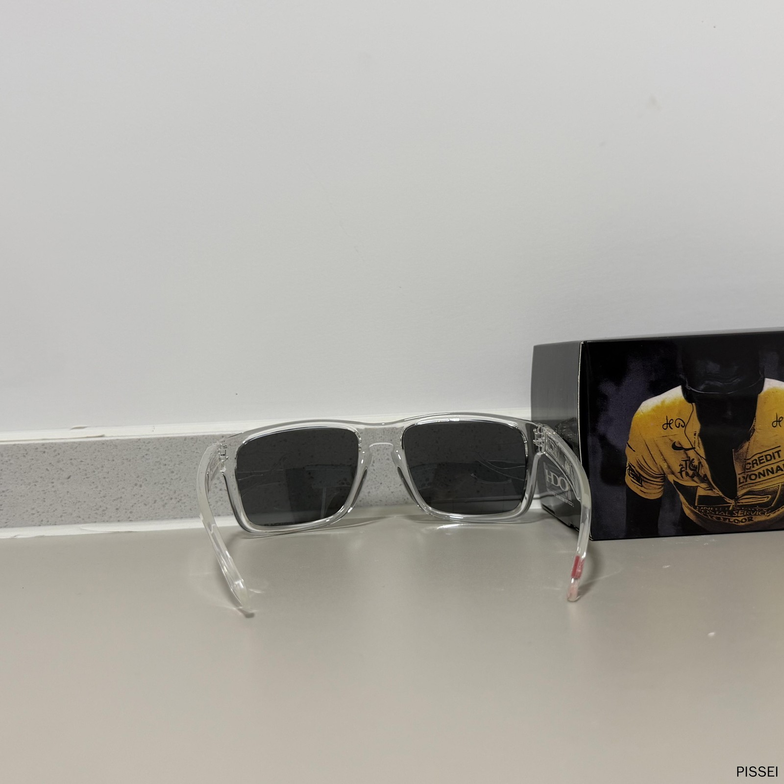 Oakley HOLBROOK PRIZM Black Lens Sunglasses XXL OO9487 Clear FrameIN BOX