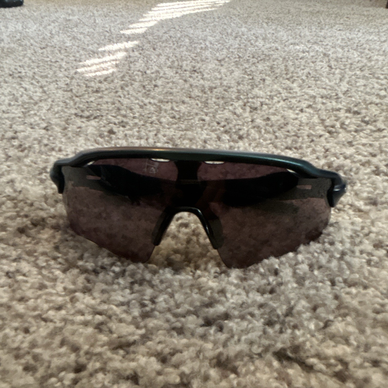 Oakley Prizm Radar Navy blue lens and frame.