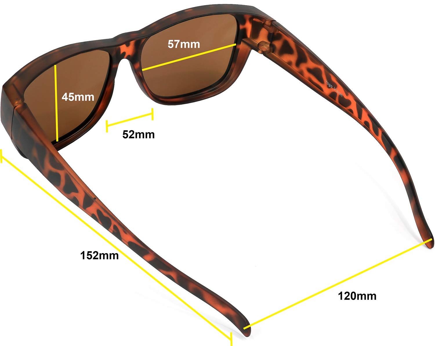 Fit Over Sunglasses Polarized Wear over Eyeglasses Unisex for Men and Women