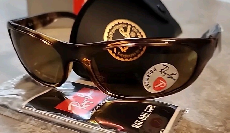🔥 AUTHENTIC RAY-BAN PREDATOR Vintage HAVANA Polarized Sunglasses RB 4033 642/47