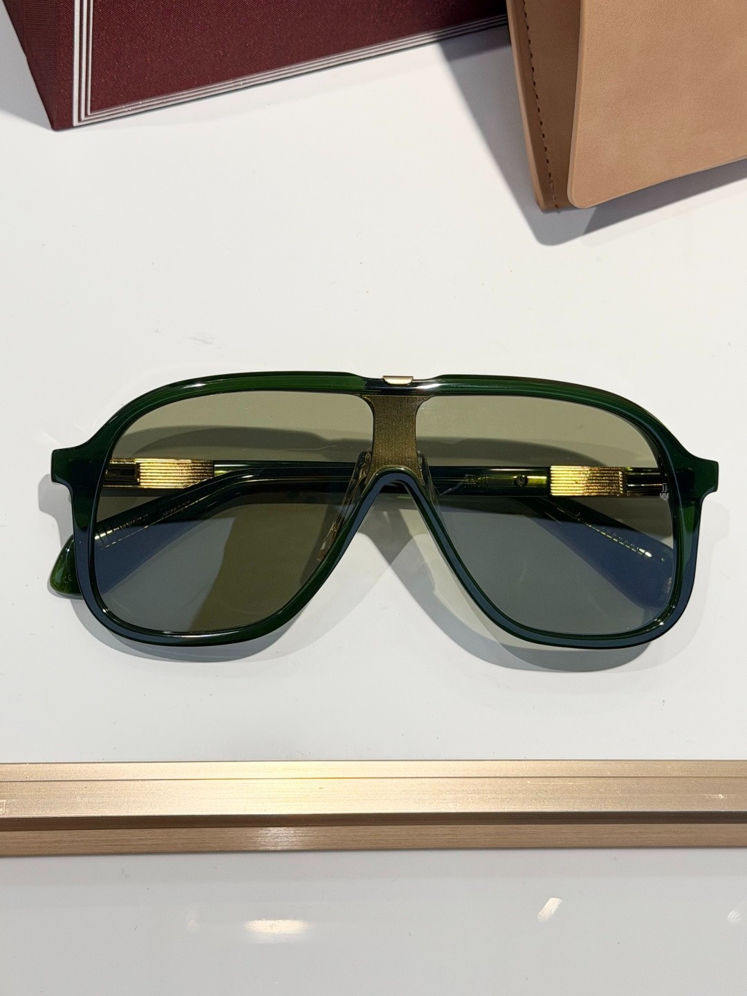 Jacques Marie Mage KUROKAWA Unisex Eyeglasses Green/Green 129-52 149mm