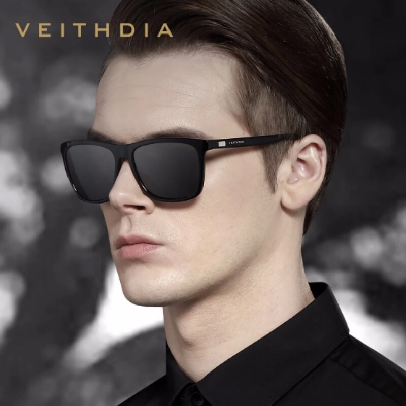 VEITHDIA Aluminium Polarized Photochromic Sunglasses Men Eyewear Driving Glasses