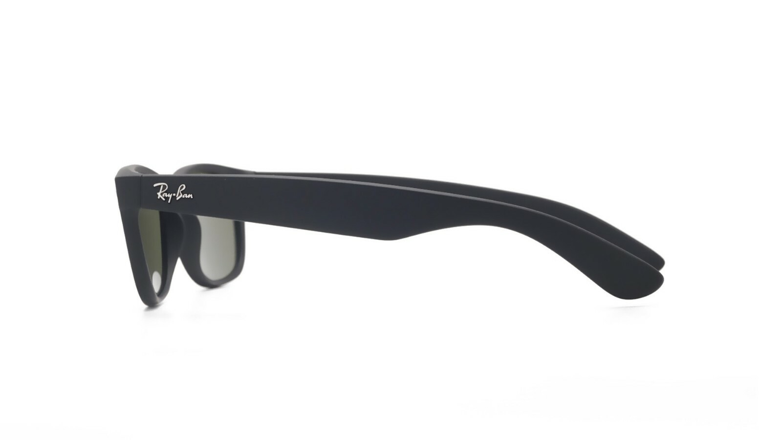 Ray Ban New Wayfarer Unisex RB2132 622/1755 Black Blue Mirror Shades Sunglasses