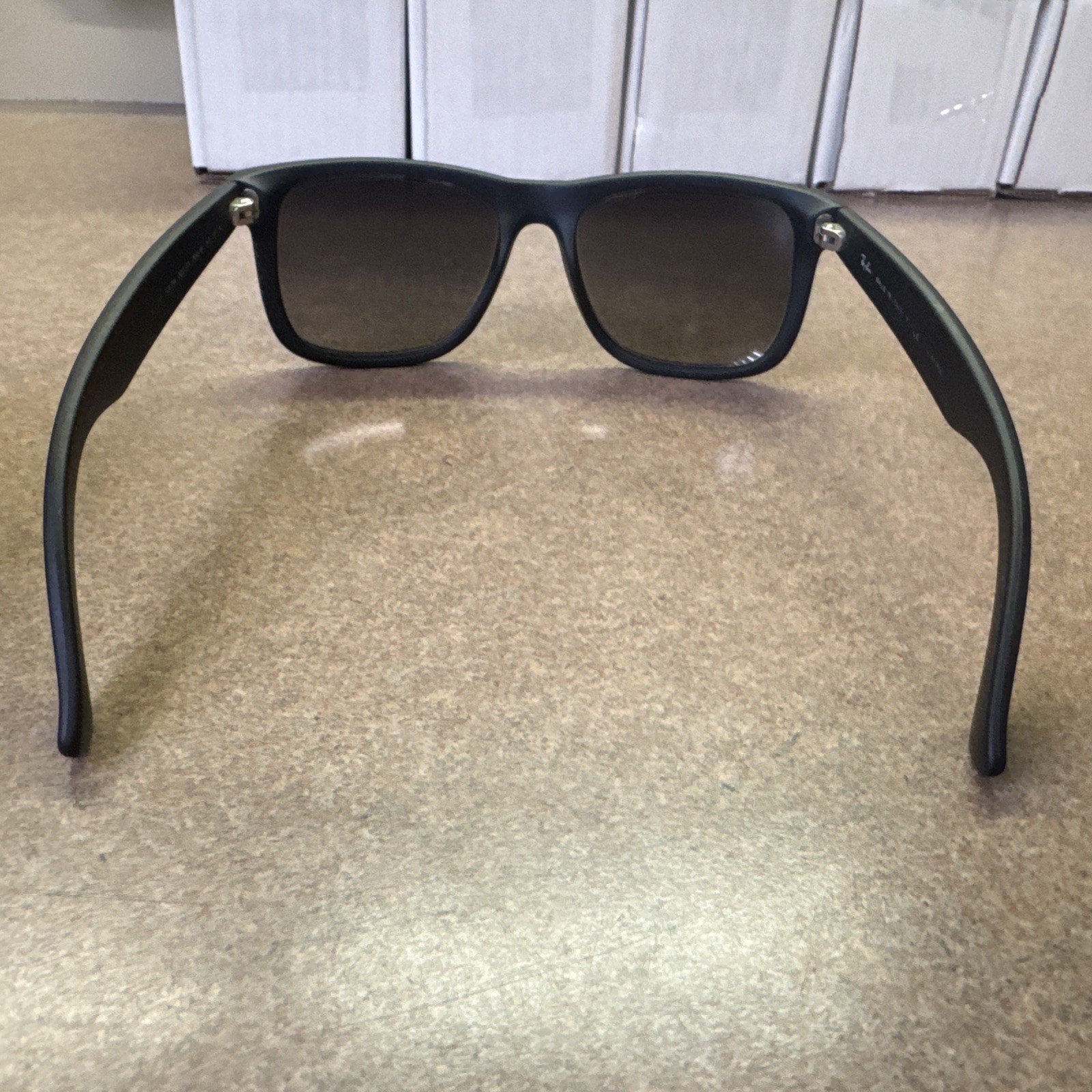 Ray-Ban RB4165 622/T3 54-16 Justin Gray Polarized Sunglasses – Matte Black #J43