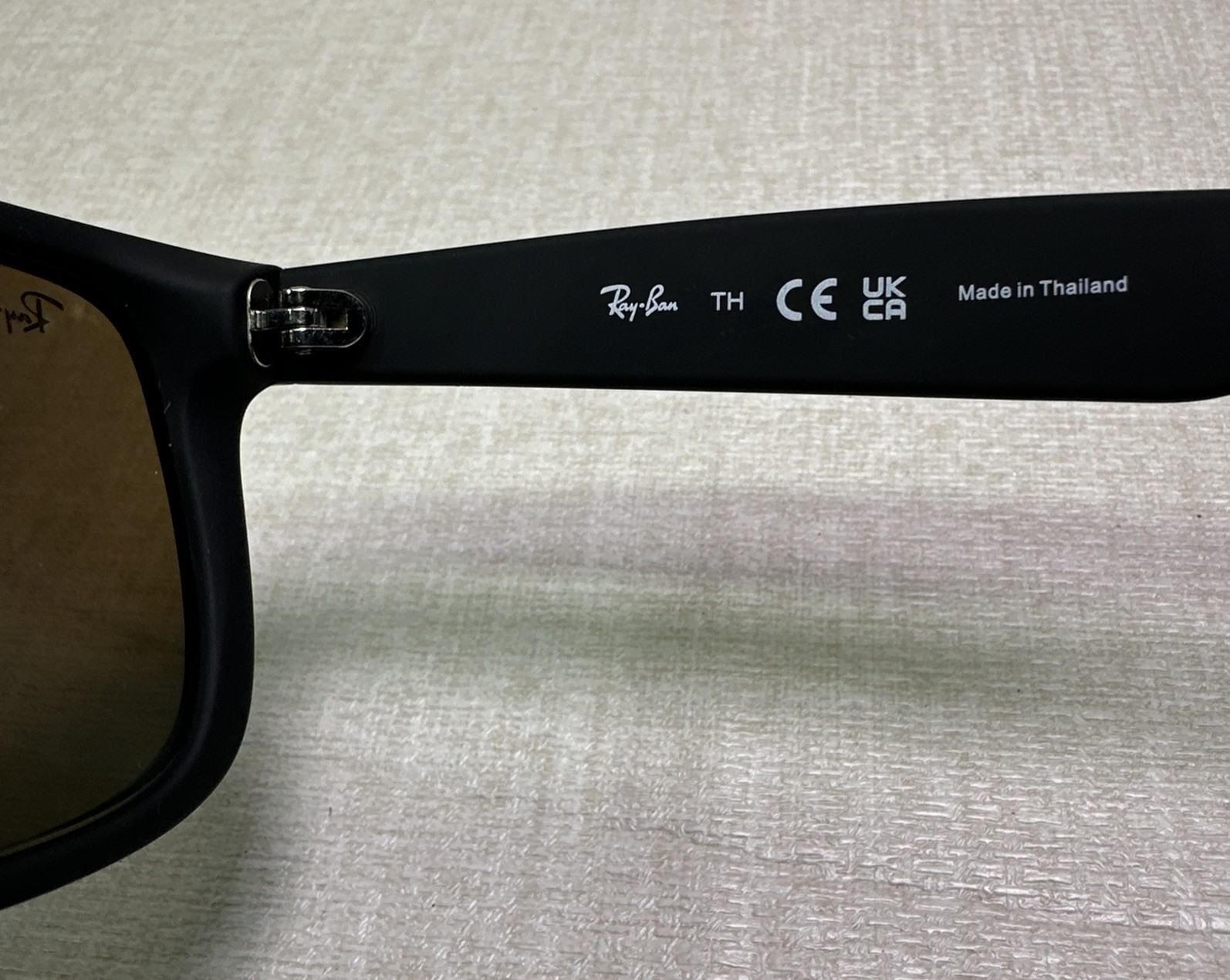 Ray Ban RB4165 Justin 622/55 Black Sunglasses 54-16-145 Dark Blue Lens / READ