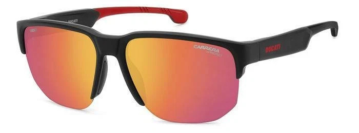 Authentic Carrera Ducati CARDUC 028/S OIT/UZ Black Red Mirror Sunglasses 63-13-1