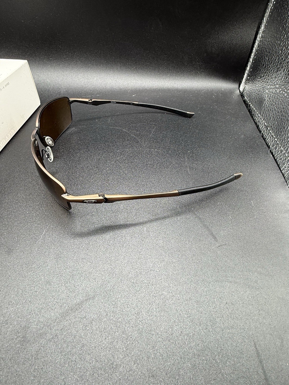 Oakley Splinter Toast/Matte Black/Tungsten Irid 05-466 Spring Hinge New