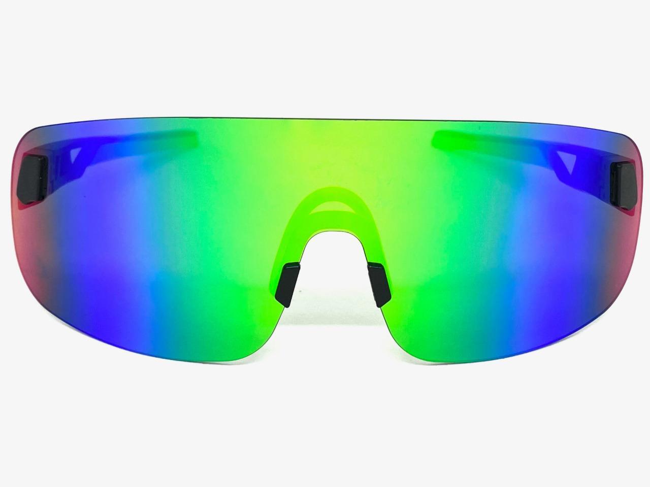 SPORTY WRAP AROUND Biker Cycling Shield SUNGLASSES Lightweight Flexible Frame C3