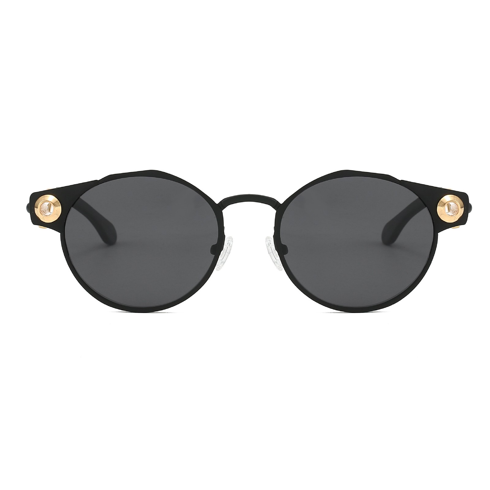 Metal Polarized Sunglasses Futuristic Design for Outdoor Cycling Sports Travel