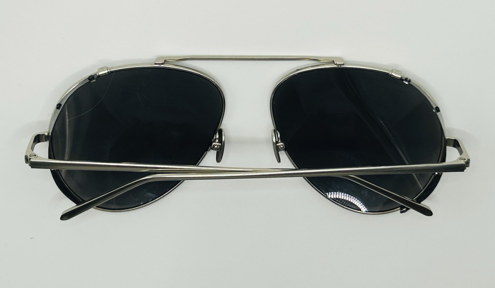 DIROCCO Silverstone Penmann Aviator Sunglasses Titanium Carbon Italy RARE